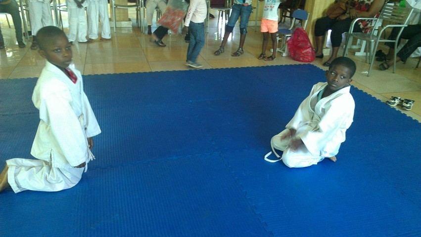 Élèves en activité : judo